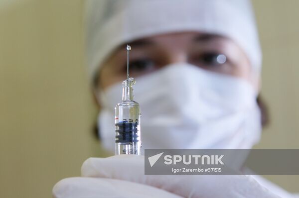 Flu vaccination in Kaliningrad