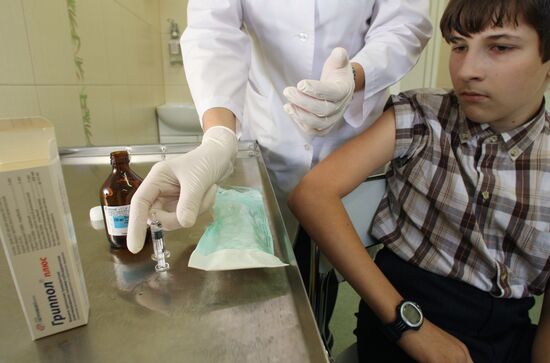 Flu vaccination in Kaliningrad