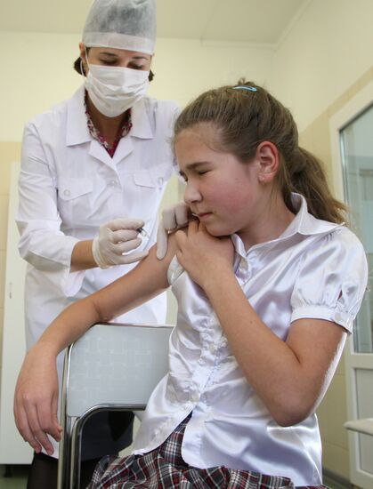 Flu vaccination in Kaliningrad