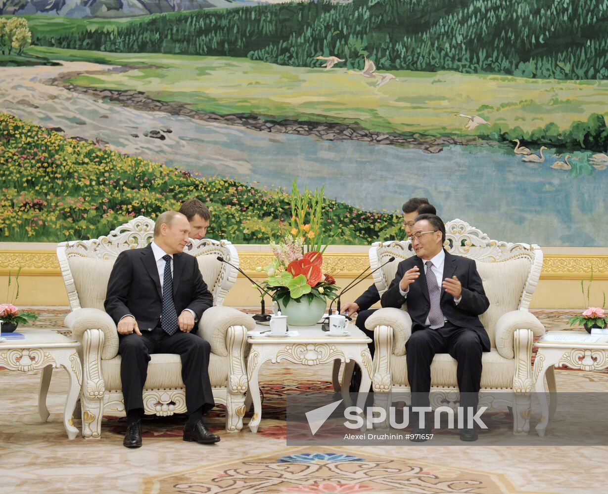 Russian Prime Minister Vladimir Putin visits China