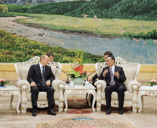 Russian Prime Minister Vladimir Putin visits China