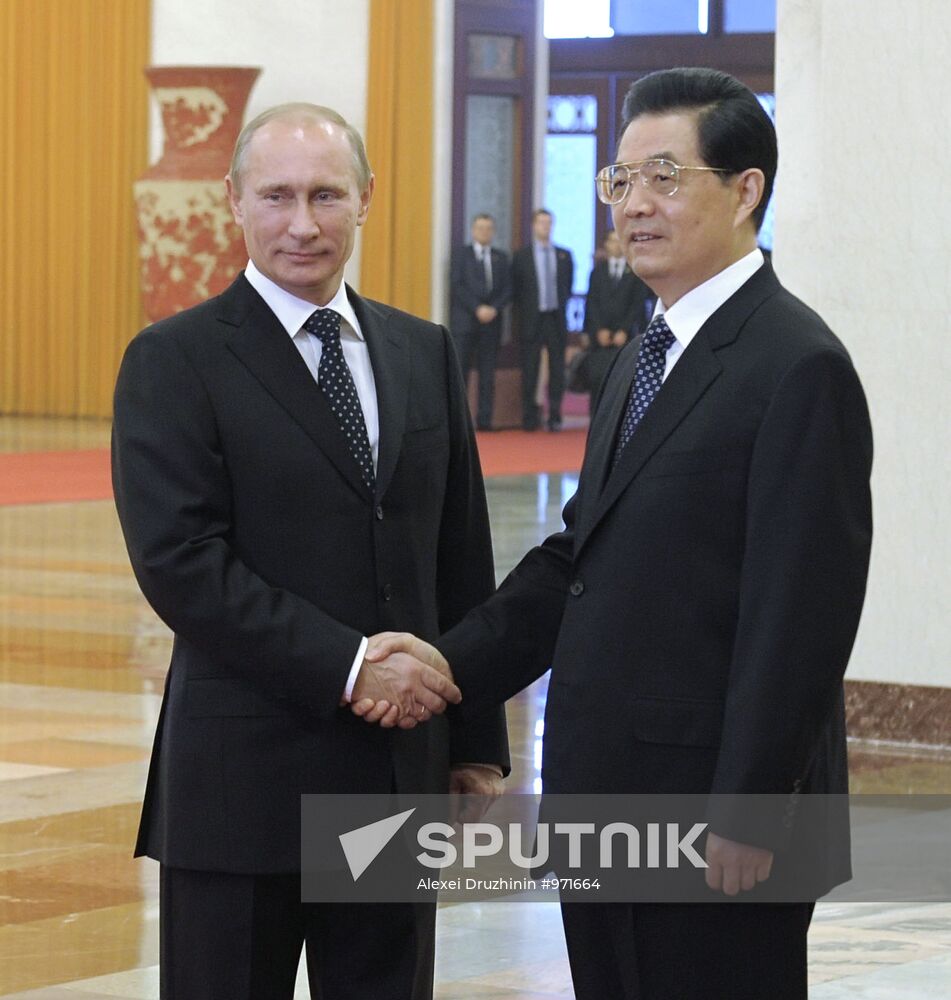 Russian Prime Minister Vladimir Putin visits China