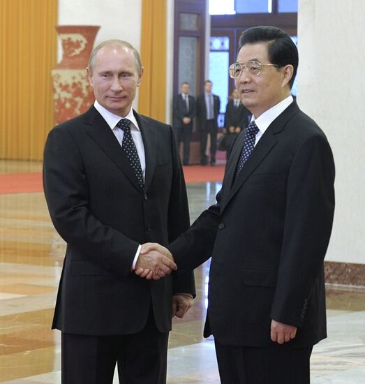 Russian Prime Minister Vladimir Putin visits China