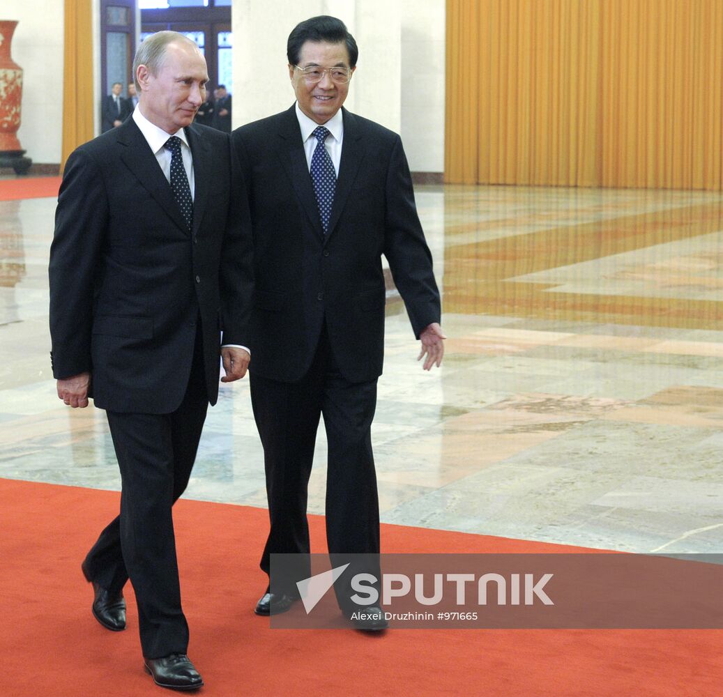 Russian Prime Minister Vladimir Putin visits China