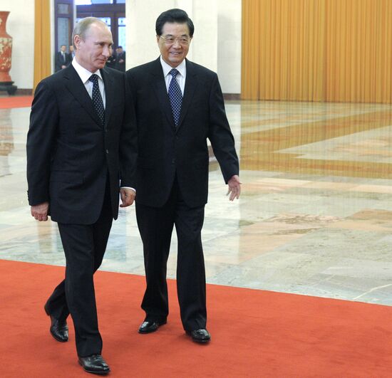 Russian Prime Minister Vladimir Putin visits China