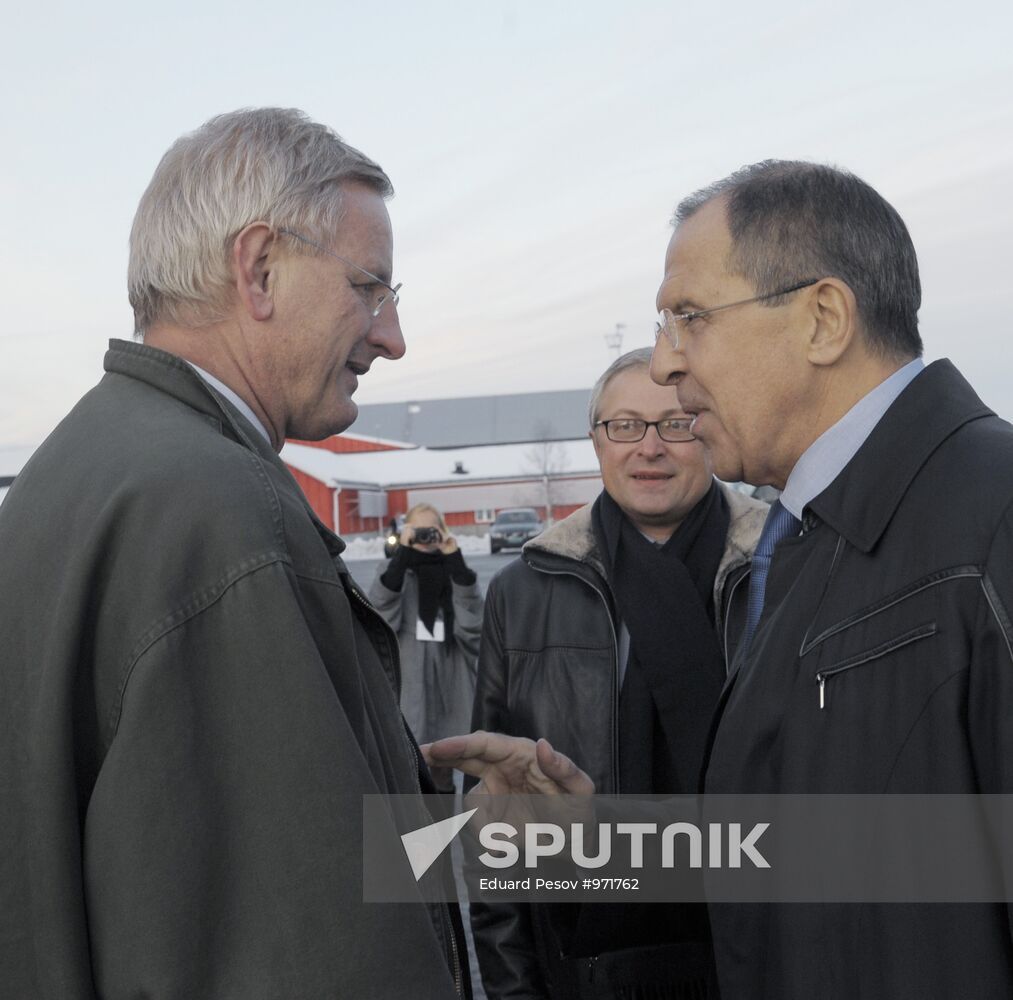 Sergei Lavrov visits Sweden