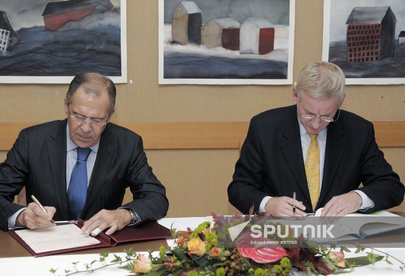 Sergei Lavrov visits Sweden