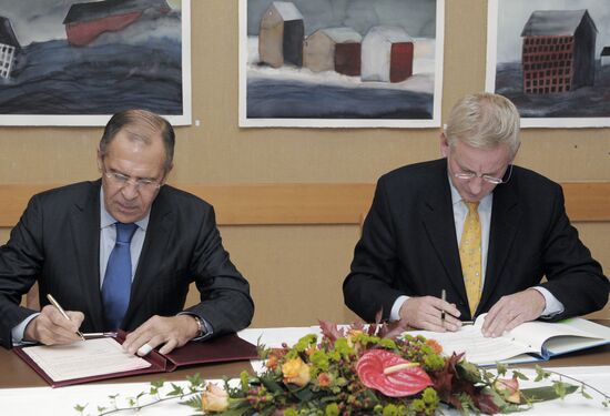 Sergei Lavrov visits Sweden
