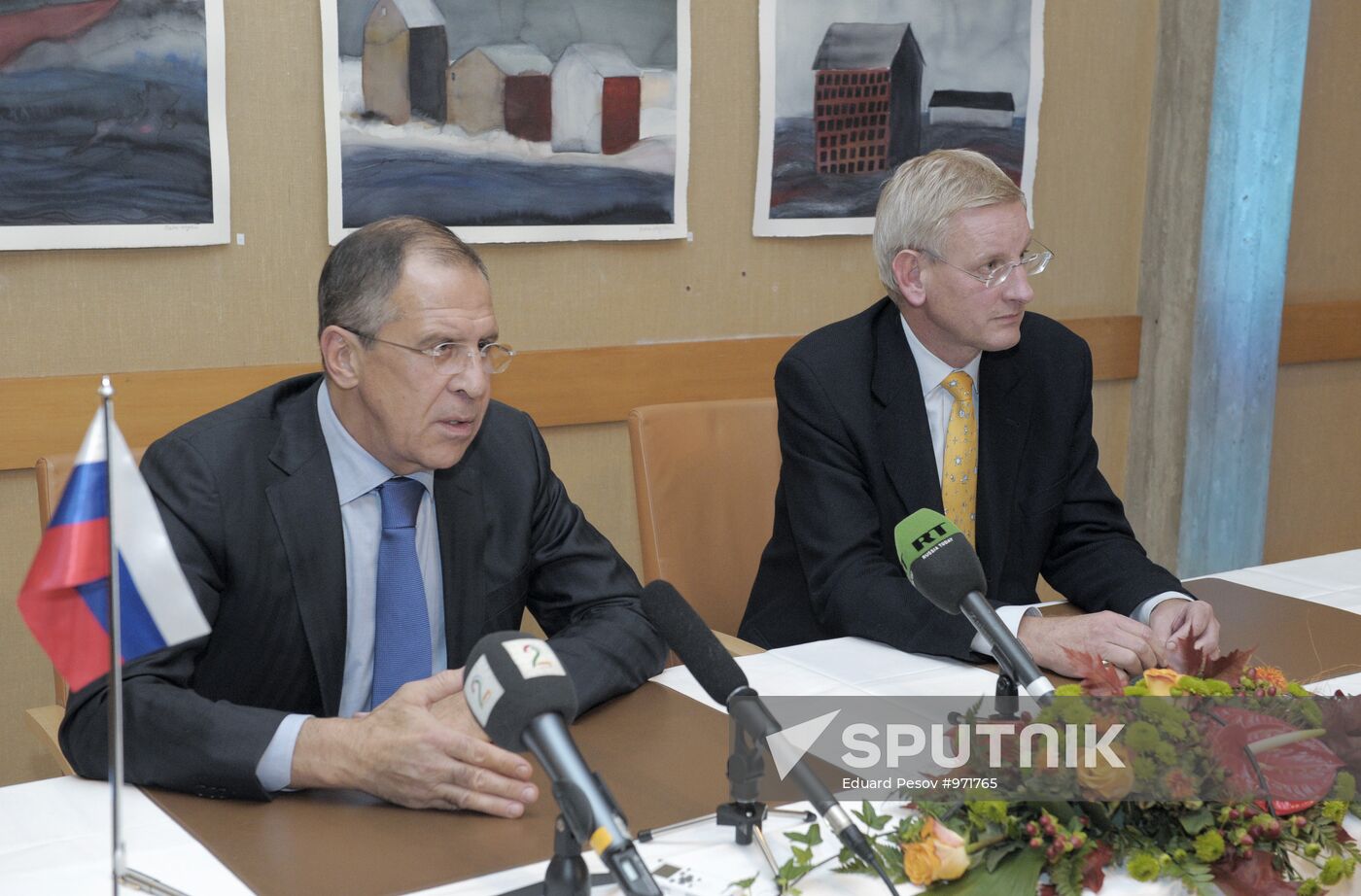 Sergei Lavrov visits Sweden
