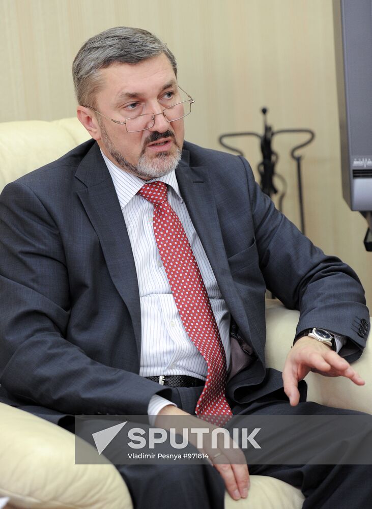 Head of Federal Tariff Service Sergei Novikov