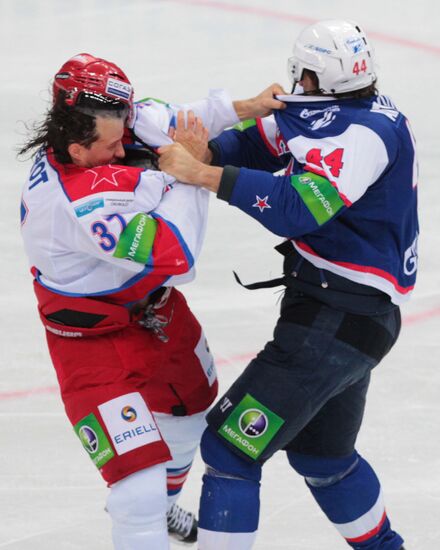 Ice Hockey CHL. Match SKA - CSKA