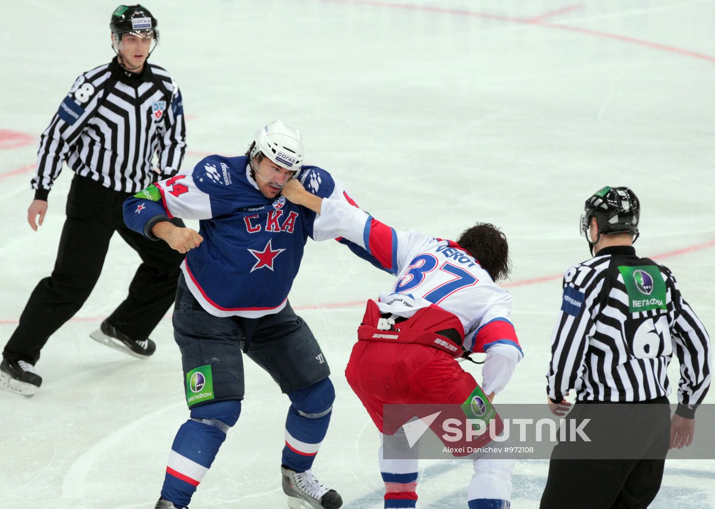 Ice Hockey CHLeague. Match SKA – CSKA