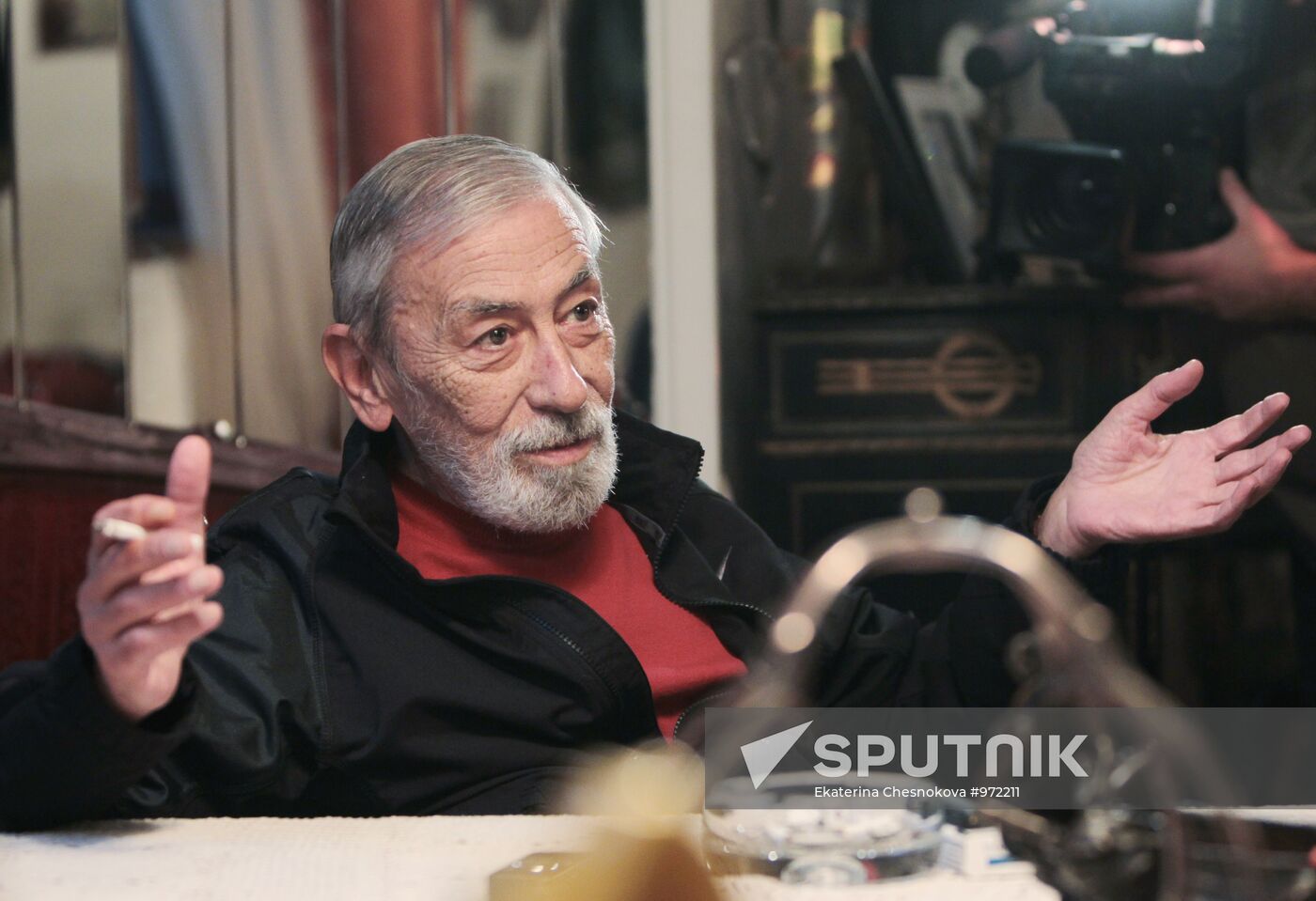 Vakhtang Kikabidze gives interview