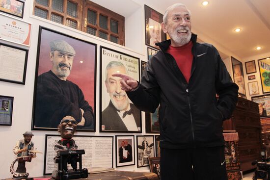 Vakhtang Kikabidze gives interview