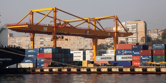 Vladivostok merchant seaport