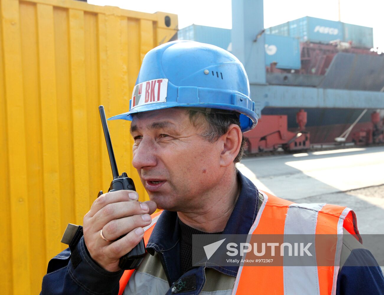 Vladivostok merchant seaport.