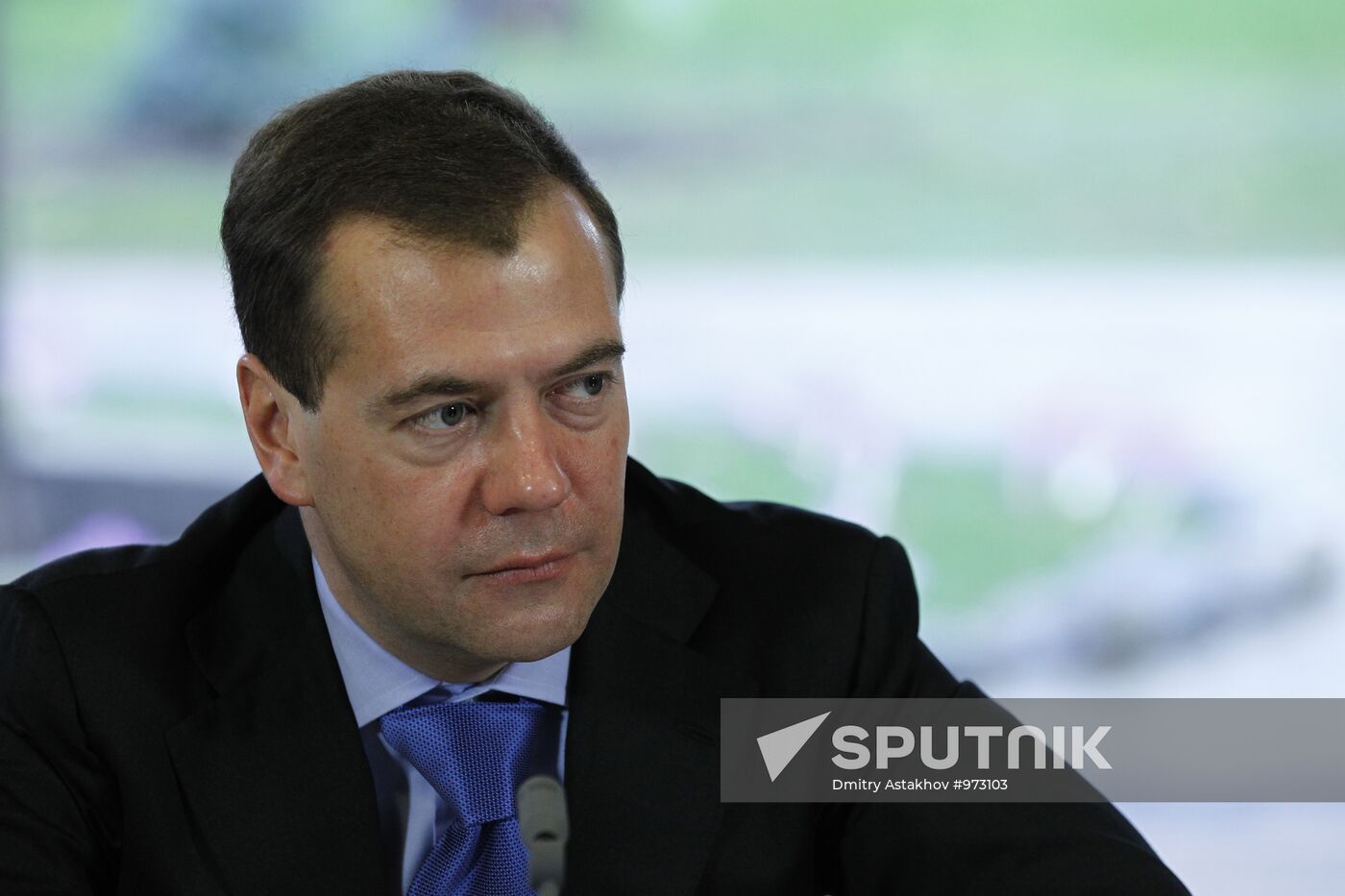 Dmitry Medvedev meets with farmers at Gorki residence