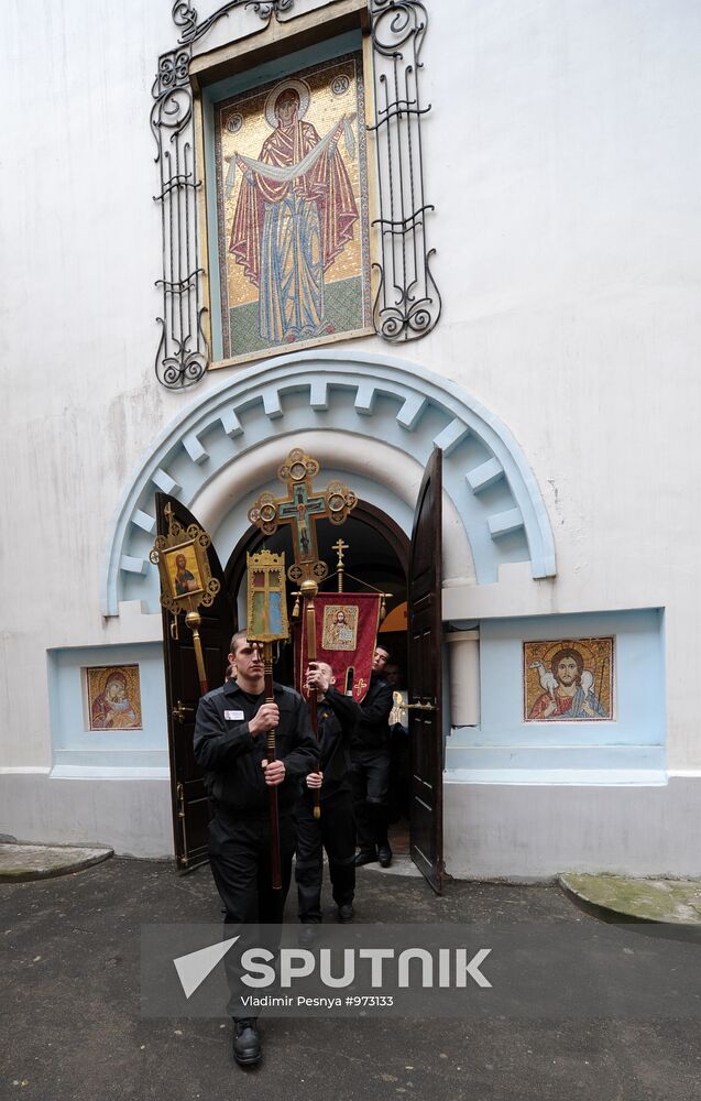 Intercession Day on Butyrka remand prison (No.2) premises