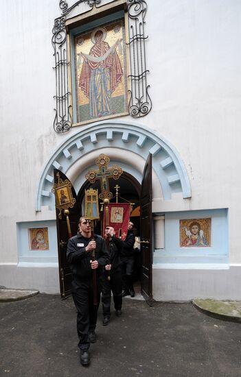 Intercession Day on Butyrka remand prison (No.2) premises