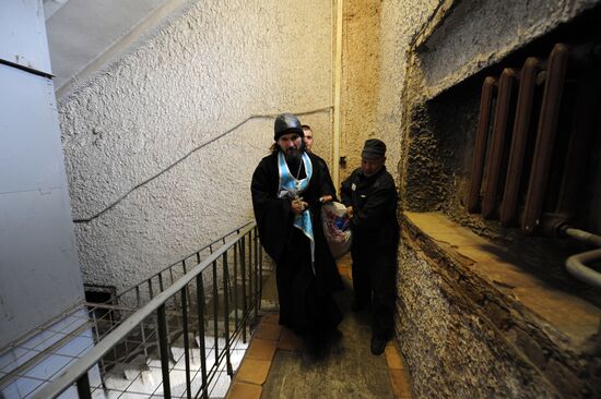 Intercession Day on Butyrka remand prison (No.2) premises