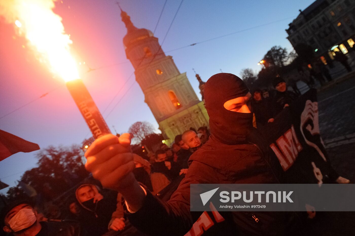 Nationalist march in Kiev