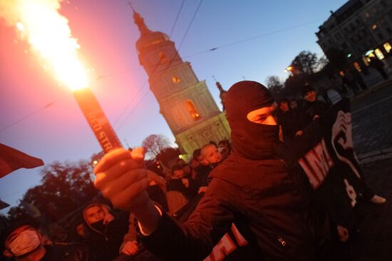 Nationalist march in Kiev
