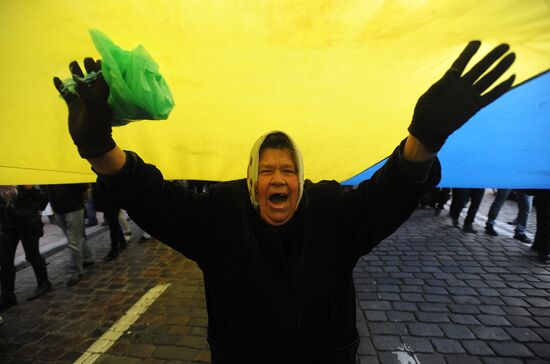 Nationalist march in Kiev