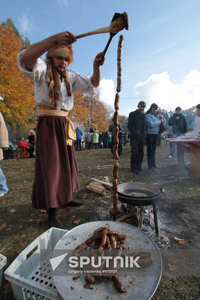 Pork festival in Mirgorod, Poltava Region