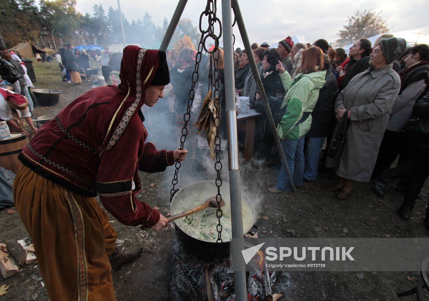 Pork festival in Mirgorod, Poltava Region