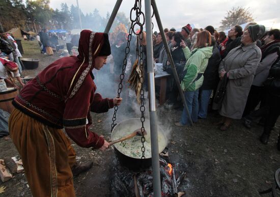 Pork festival in Mirgorod, Poltava Region