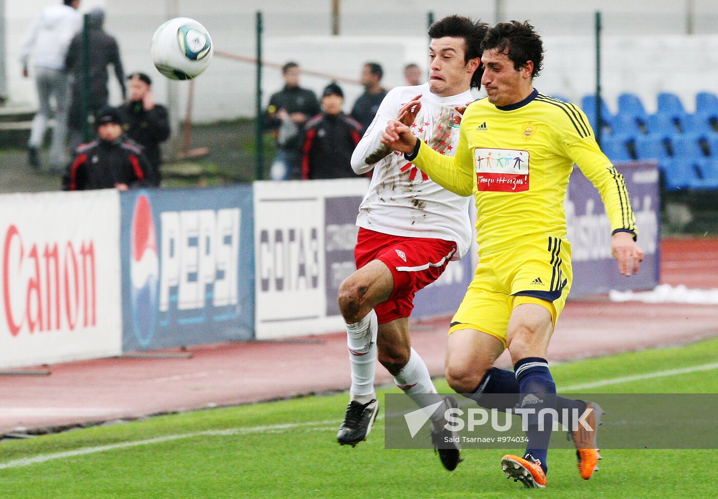 Football RFPL Match Spartak (Nalchik) - "Anji" (Makhachkala)
