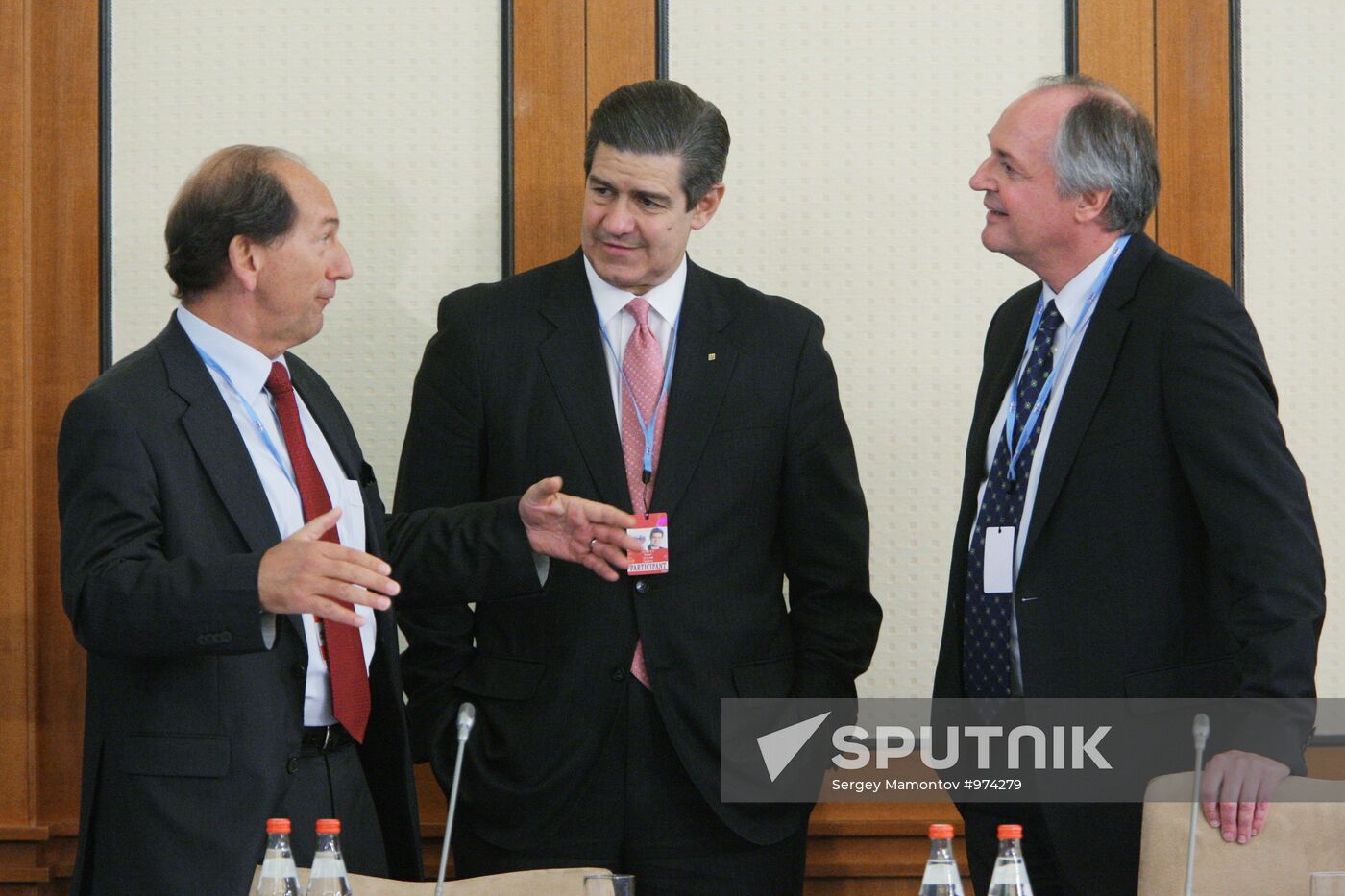 Paul Bulcke, James Turley, and Paul Polman