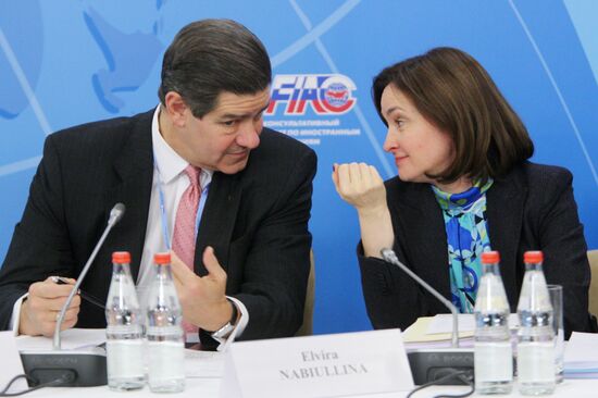 James Turley and Elvira Nabiullina