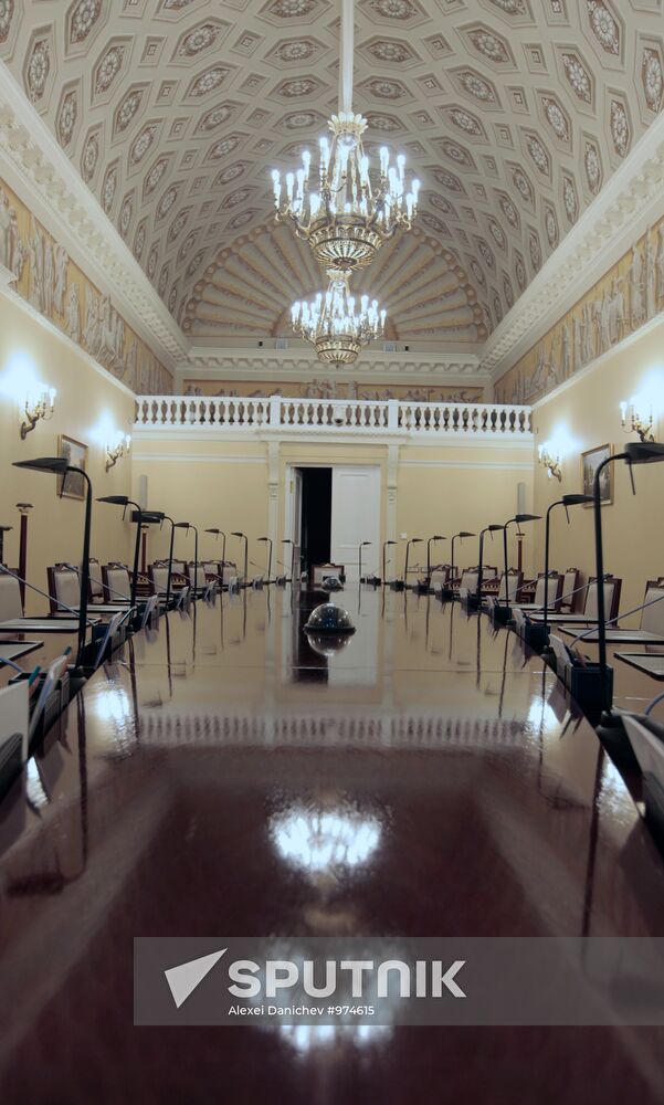 Meeting room in Russian Constitutional Court building