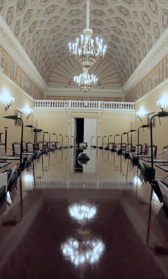 Meeting room in Russian Constitutional Court building