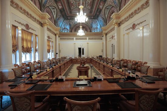 Conference room in Russian Constitutional Court building