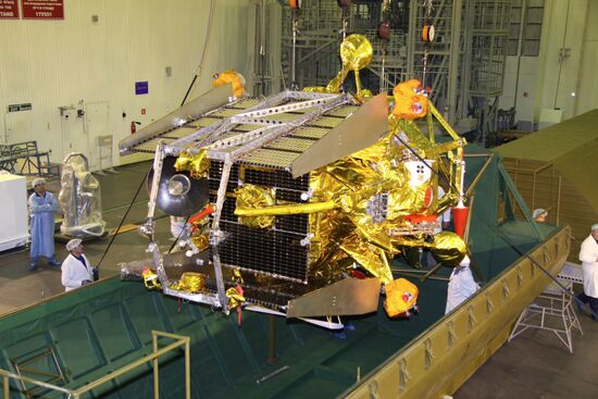 Fobos-Grunt spacecraft at Baikonur space center