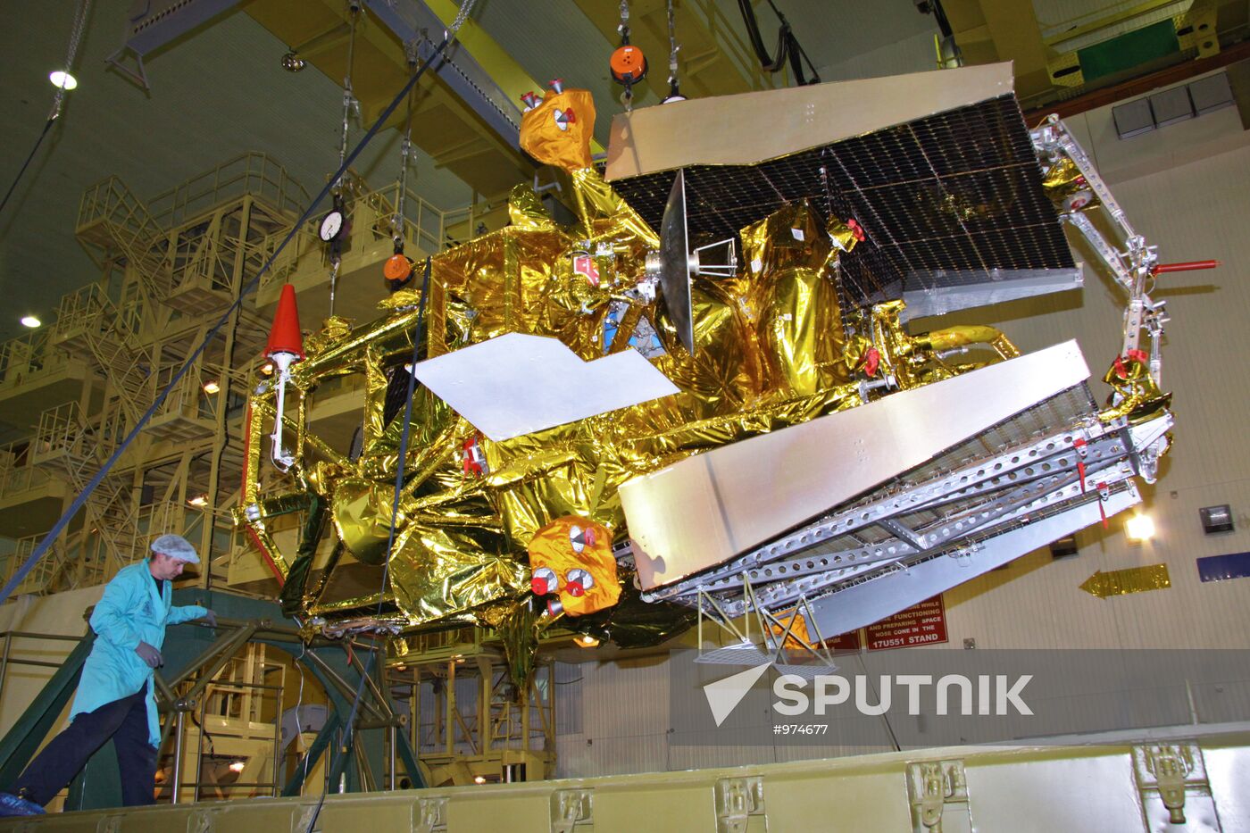 Fobos-Grunt spacecraft at Baikonur space center