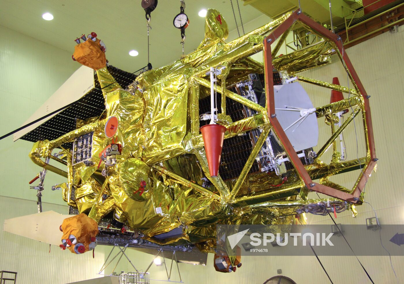 Fobos-Grunt spacecraft at Baikonur space center