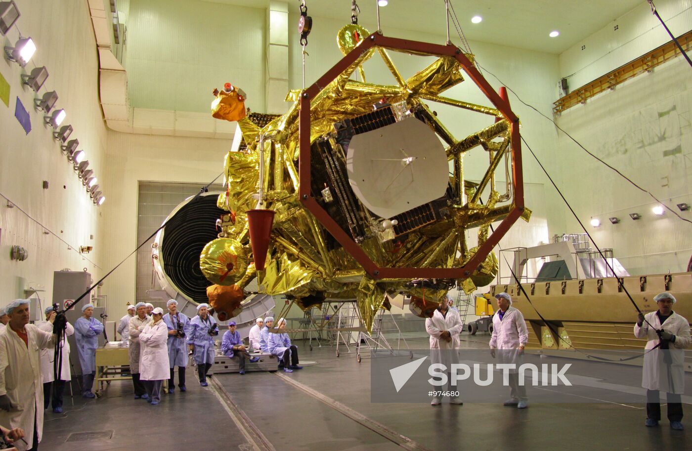 Fobos-Grunt spacecraft at Baikonur space center