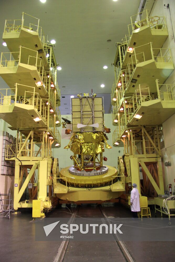 Fobos-Grunt spacecraft at Baikonur space center