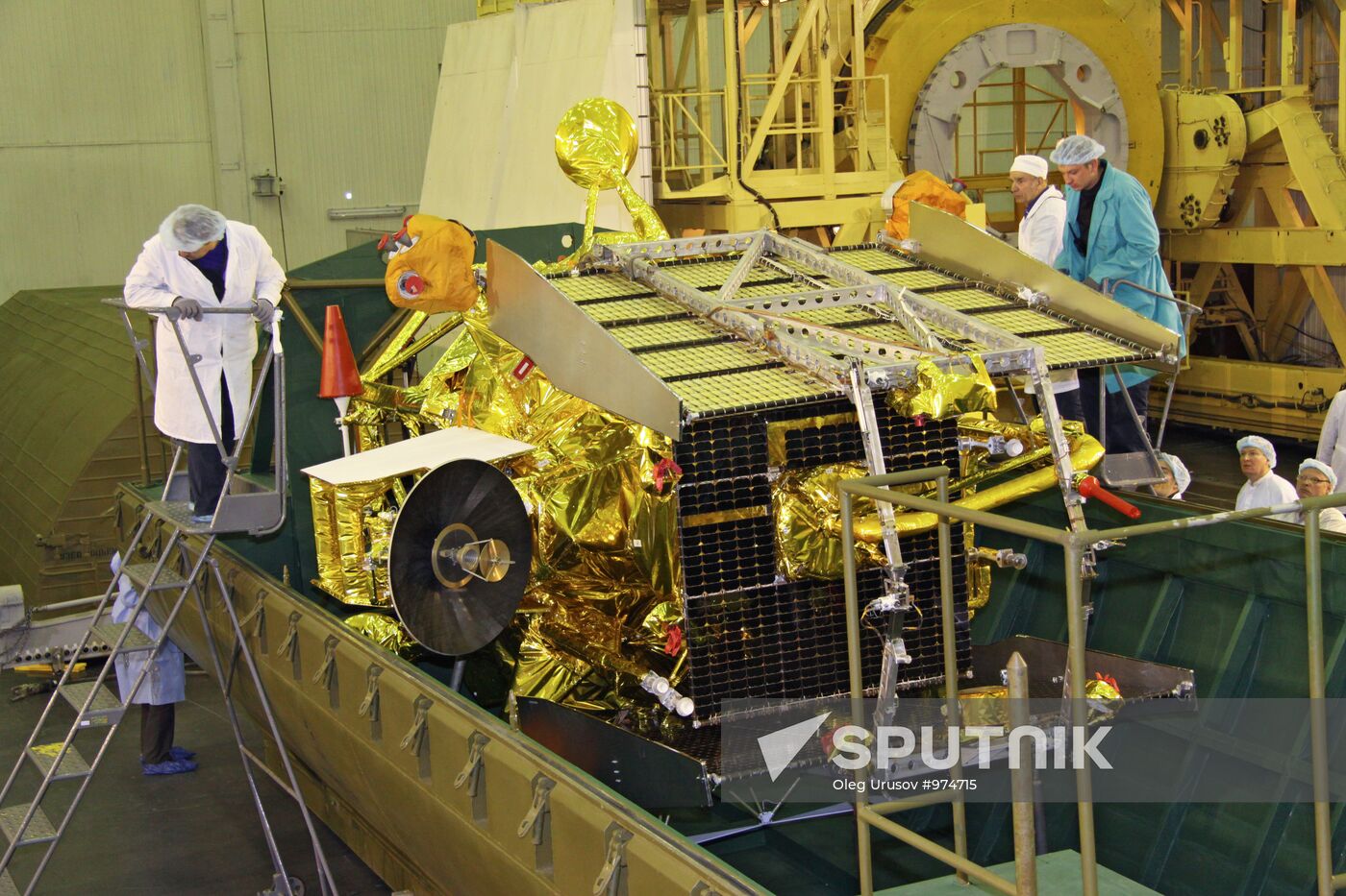 Fobos-Grunt spacecraft at Baikonur space center
