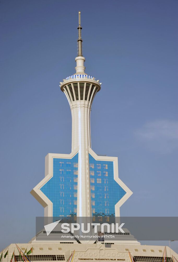 New TV tower commissioned in Ashgabat