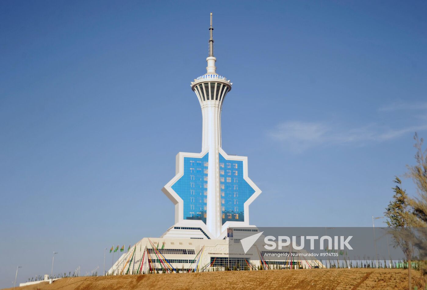New TV tower commissioned in Ashgabat