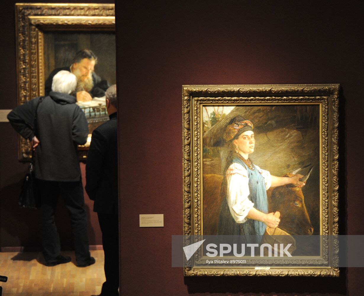 Opening of Nikolai Ge exhibition "What is Truth?"