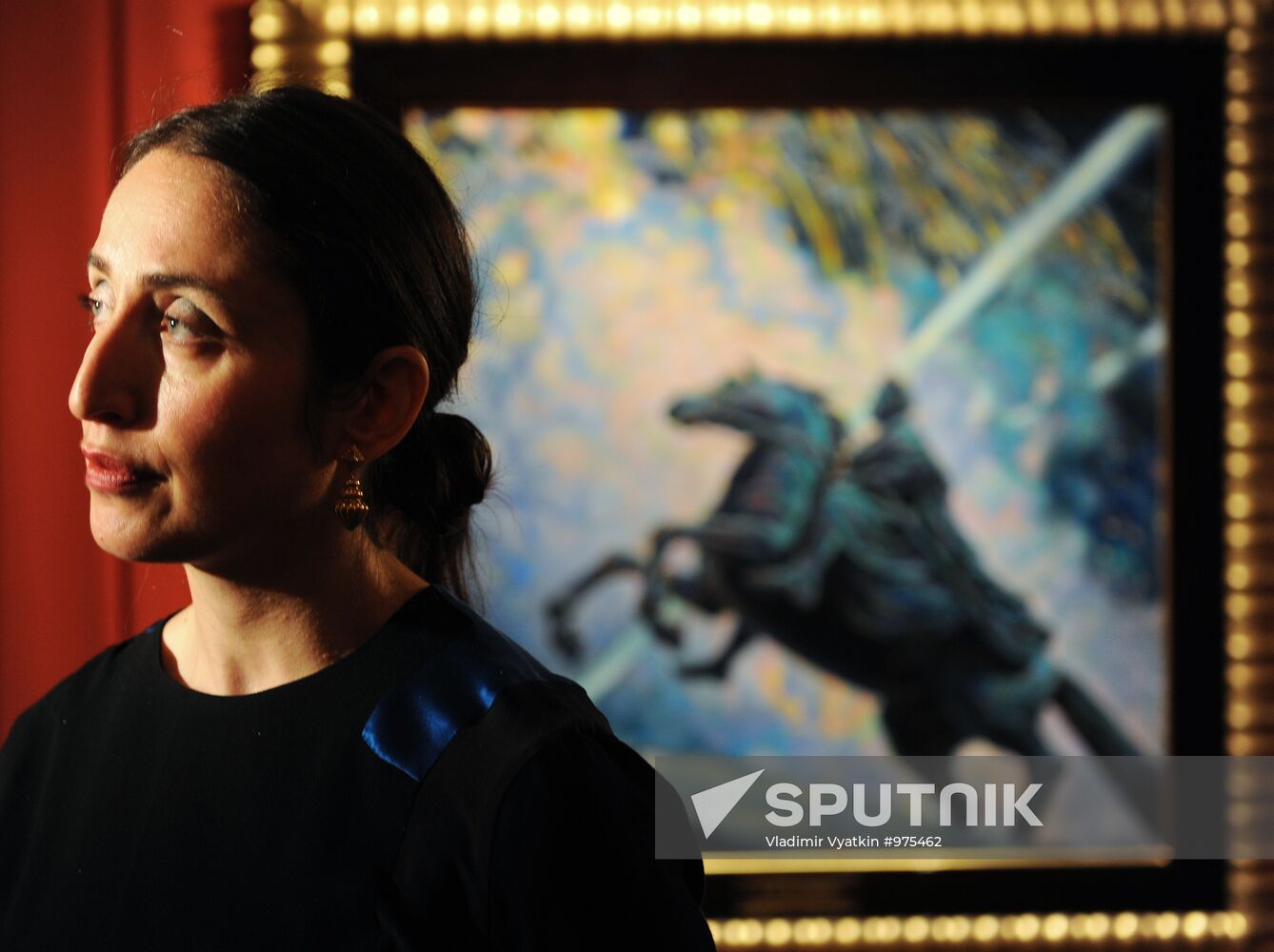 Presentation of top auction lots at Sotheby's