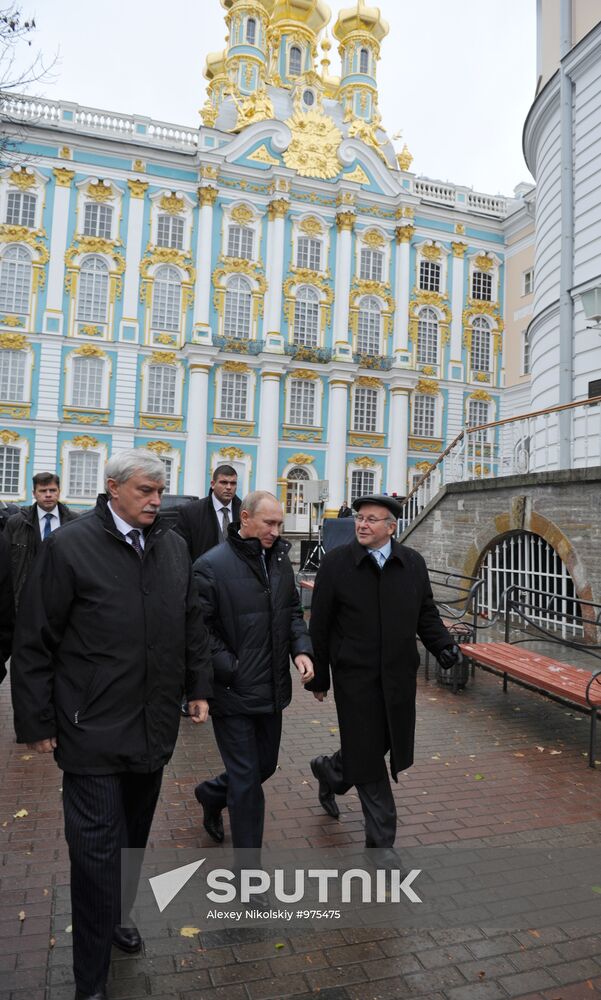 Vladimir Putin on working trip to North Western Federal District