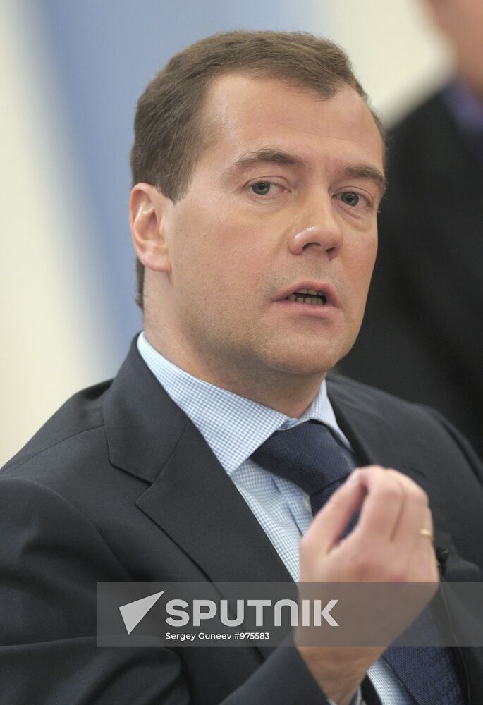 Dmitry Medvedev meets with members of Public Committee