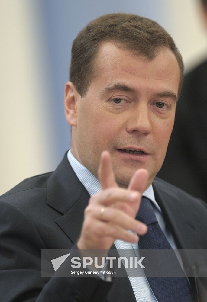 Dmitry Medvedev meets with members of Public Committee