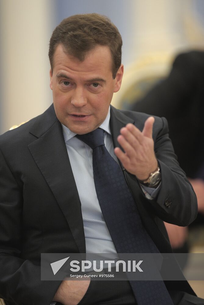 Dmitry Medvedev meets with members of Public Committee